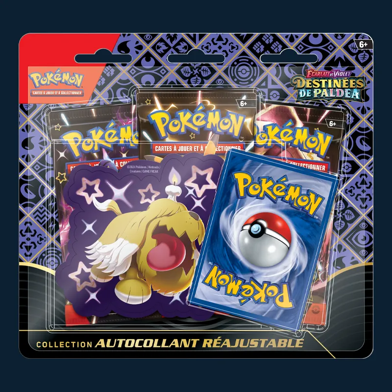 Pokémon Lot de 3 tripacks - Ecarlate et violet EV4.5 Destinées de Paldea